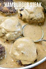 Hamburger Steak With Country Gravy Recipe Ground Beef Recipes Easy Recipes Beef Recipes Easy