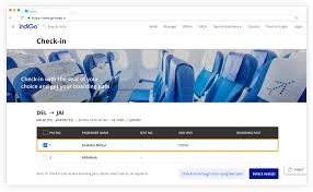 Auto Assign Check In Indigo