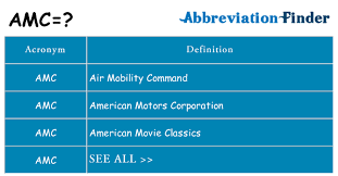 Arts et métiers compétition (french: What Does Amc Mean Amc Definitions Abbreviation Finder