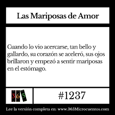 Microcuento No 1237 Las Mariposas De Amor Microcuentos Cuentos Cortos De Amor Frases Inspiradoras