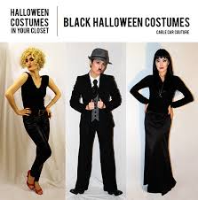 Black dress with white collar and cuffs and black belt with buckle. Diy Morticia Addams Halloween Costume Cable Car Couture