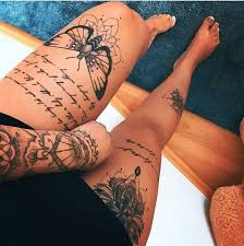70 Most Eye Catching Meaningful Thigh Leg Tattoos Design For Women Page 34 Of 70 Diaror Diary Leg Tattoos Women Leg Tattoos Tattoos