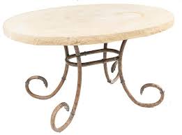The large faux stone top allows you to. Faux Stone Oval Coffee Table Vogt Auction
