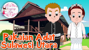 Pakaian adat tradisional aceh sumatra barat lampung jawa madura sulawesi selatan atau. Pakaian Sulawesi Utara Budaya Indonesia Dongeng Kita Youtube