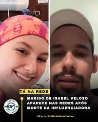 Nesta quarta-feira (17), Lucas Borbas contou que a esposa, Isabel Veloso,  está apresentando melhoras no quadro de saúde. A influenciadora foi  hospitalizada na UTI de um hospital no Paraná no dia 26