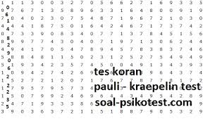 Maybe you would like to learn more about one of these? Psikotes Hitungan Koran