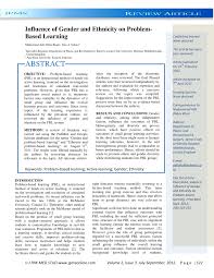 His date of birth is april 10, 1998. Pdf Influence Of Gender And Ethnicity On Problem Based Learning