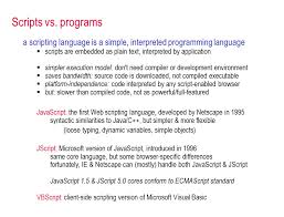 Simple copy and paste codes for use into your web pages. S En 910 Css Html Programming Introduction To Javascript Client Side Programming With Javascript Scripts Vs Programs Javascript Vs Jscript Vs Vbscript Ppt Download