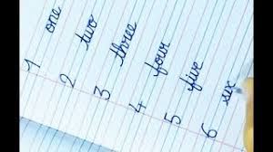 A week after viewing the lectures, the college students were given ten minutes to review their notes then given a test. 1 To 10 In Cursive Writing Writing Number Names In Cursive Writing Youtube