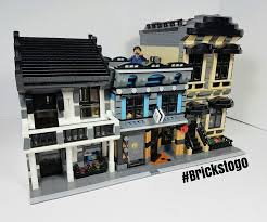 Build your city or town up with these great models that will fit right in with your existing setup. Check Out These Custom Lego Modular Builds And Add Them To Your City With Free Building Instructions Only At B Lego Modular Building Instructions Custom Lego
