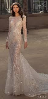 Julie Vino Wedding Dresses 2020 Belle The Magazine Fit And Flare Wedding Dress Wedding Dress Long Sleeve Sparkly Wedding Dress