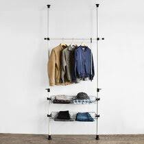 Available for delivery in ireland and the uk. Clothes Rails Wardrobe Systems You Ll Love Wayfair Co Uk
