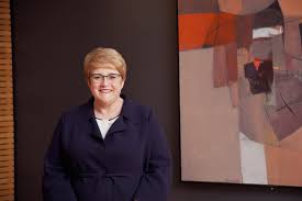 Trine skei grande taler på demonstrasjon for barns klagerett i regi av plan, redd barna, unicef og en rekke andre organisasjoner. Trine Skei Grande 5 Foto Mona Lindseth Showbox
