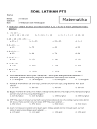 Download soal matematika kelas 5 sd bab 6 pecahan dan kunci jawaban. Contoh Soal Campuran Perkalian Dan Pembagian Math Kls 3 Sd Jawabanku Id