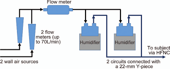 Locke et al.46 demonstrated that nc could deliver continuous distending pressure to infants and alter breathing patterns. Study Schematic Hfnc High Flow Nasal Cannula Download Scientific Diagram