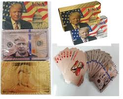 4.6 out of 5 stars. 2021 New Hot Donald Trump 24k Gold Playing Cards Poker Game Deck Gold Foil Poker Set Plastic Magic Card Waterproof Cards Magic From Topplus 2 67 Dhgate Com