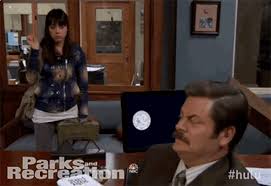 Hulu S Gif Library Offers Visuals For Your Reaction Tweets Aivanet Parks And Recreation Gif Library Streaming Tv Shows