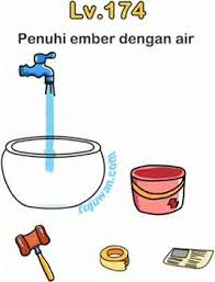 Level 117 masukkan semua batu ke dalam tabung, lalu tutup matahari dengan awan. Brain Out Penuhi Ember Dengan Air Jawaban Brain Out Di Peringkat 174 Tujuwan Com