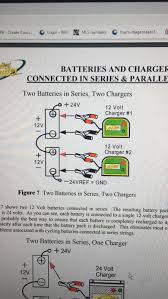 Does anybody know how a series parallel switch is wiredscematic? Charging 24v Bank With 12v Charger Cruisers Sailing Forums