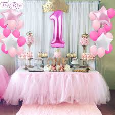 buy fengrise 1st birthday party decoration diy 40inch number 1 first balloon girl birthday decorations 1st birthday party decorations birthday decorations kids