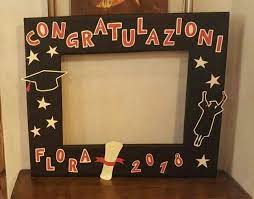 Cornice Per Foto Laurea 100 X 70 Cm Cartone Photo Booth Frame Decorazione Festa Di Laurea Festa Di Laurea Idee Di Laurea