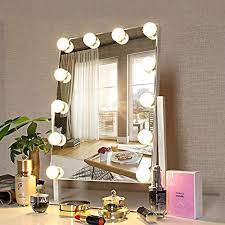 Fenchilin Lighted Makeup Mirror Hollywood Mirror Vanity M Https Www Amazon Com Dp B07pv6v Hollywood Mirror With Lights Hollywood Mirror Best Vanity Mirror