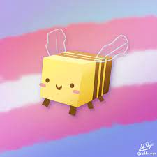 The place i usually post this stuff isn't being to reliable atm so i thought i would put this here. Addieart S Tweet The Minecraft Bee Is Trans Deal With It Happy Transdayofvisibility Transrightsarehumanrights Transvisibility Fanart Minecraft Bee Art Trendsmap