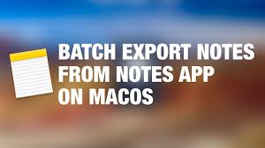 In this video i'll show you quick and easy way to export your notes from the default macos notes application as regular text files that you can open in. How To Export Notes From Notes App On Mac Youtube