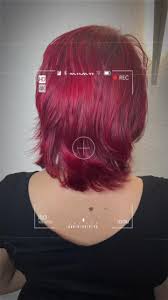 Laceys vibrant red results ❤️ ##avedacolor