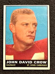 1961 Topps Football #116 John David Crow ExMt+
