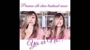 Pravana Silk Degrees Shine Treatment Review Tutorial Youtube