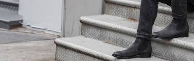 Black suede ankle boots for men. Men S Chelsea Boots Thursday Boot Company