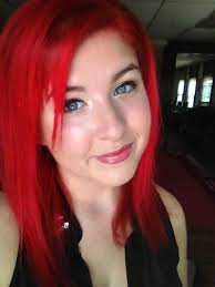 Bright Red Hair On Darcy Vendetta Lead Singer Of Sinful Desire Bright Red Hair Cool Hairstyles Red Hair