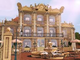 Versailles Restaurant By Ruby S Home Design Sims3 Social Sims Sims Freeplay Houses Sims 4 House Building Sims House