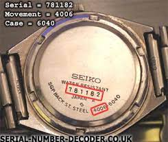 Excessive prices scare off buyers. Seiko Serial Number Decoder Find The Date Of A Seiko By Serial Numnber