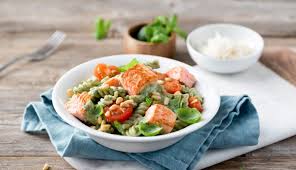 Pasta Og Laks Med Pesto Oppskrift Pesto Pesto Oppskrift Middager