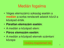 Cognate with old english midde, middel (middle). Ppt Statisztikai Alapok Powerpoint Presentation Free Download Id 5235149