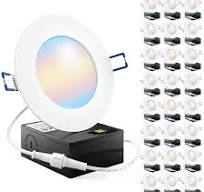 Sunco 24 Pack 4 Inch LED Recessed Lights, Canless Ceiling Light Slim, 650  LM, 10W, Selectable CCT 2700K/3000K/4000K/5000K/6000K, Dimmable, Wafer  Thin, ...