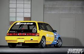 1985 Honda Civic E At Spoon Sports Livery 2048 1340 Honda Civic Hatchback Honda Sedan Honda Civic