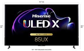 Hisense 2023 85" UX Series 4K HDR QD Mini-LED Smart TV - Value Electronics