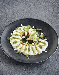 Carpaccio De Saint Jacques Saladette D Epinards Recette Carpaccio Saint Jacques Recettes Minceur Recette De Chef