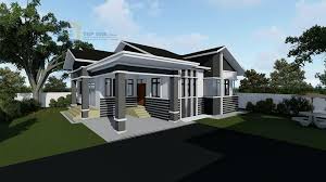 Bina rumah atas tanah sendiri banglo cantik 1 setengah tingkat 6 bilik tidur 4 bilik air. Rays Jimi Rumah Banglo Dengan Kemasan Perabut Dalaman Mewah