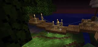 Just Realized You Can Use Leads And Fence Posts To Make Ropes For A Bridge Minecraft Minecraft Architecture Minecraft Construction Minecraft