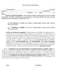 I 4 Declaratie Celuilalt Parinte La Depunerea Dosarului De Icc