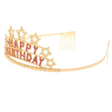 Get it as soon as fri, jun 18. Claire S Club Happy Birthday Tiara Gold Claire S Us