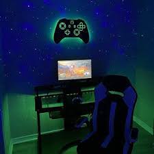 Led Lighted Xbox Controller Wall Art Video Game Art Game Etsy In 2020 Boys Game Room Game Room Design Game Room Decor