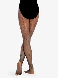 child totalstretch fishnet seamed tights