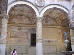In duomo & piazza della signoria. Bild Habsburger Stadtebilder Unter Arkaden Zu Palazzo Vecchio In Florenz