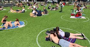 Sit your tears away from fears by jasmine fitzwilliam. Toronto Is Painting Circles In Trinity Bellwoods Park To Help People With Physical Distancing