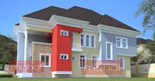 Contemporary Nigerian Residential Architecture 4 Bedroom Duplex Mercy T House Series Duplex Design Duplex House Design Model House Plan